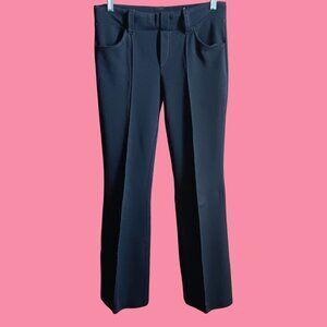 Vintage 32x33 Cowgirl Bellbottom Pants 1960's H Bar C Ranchwear Black Polyester